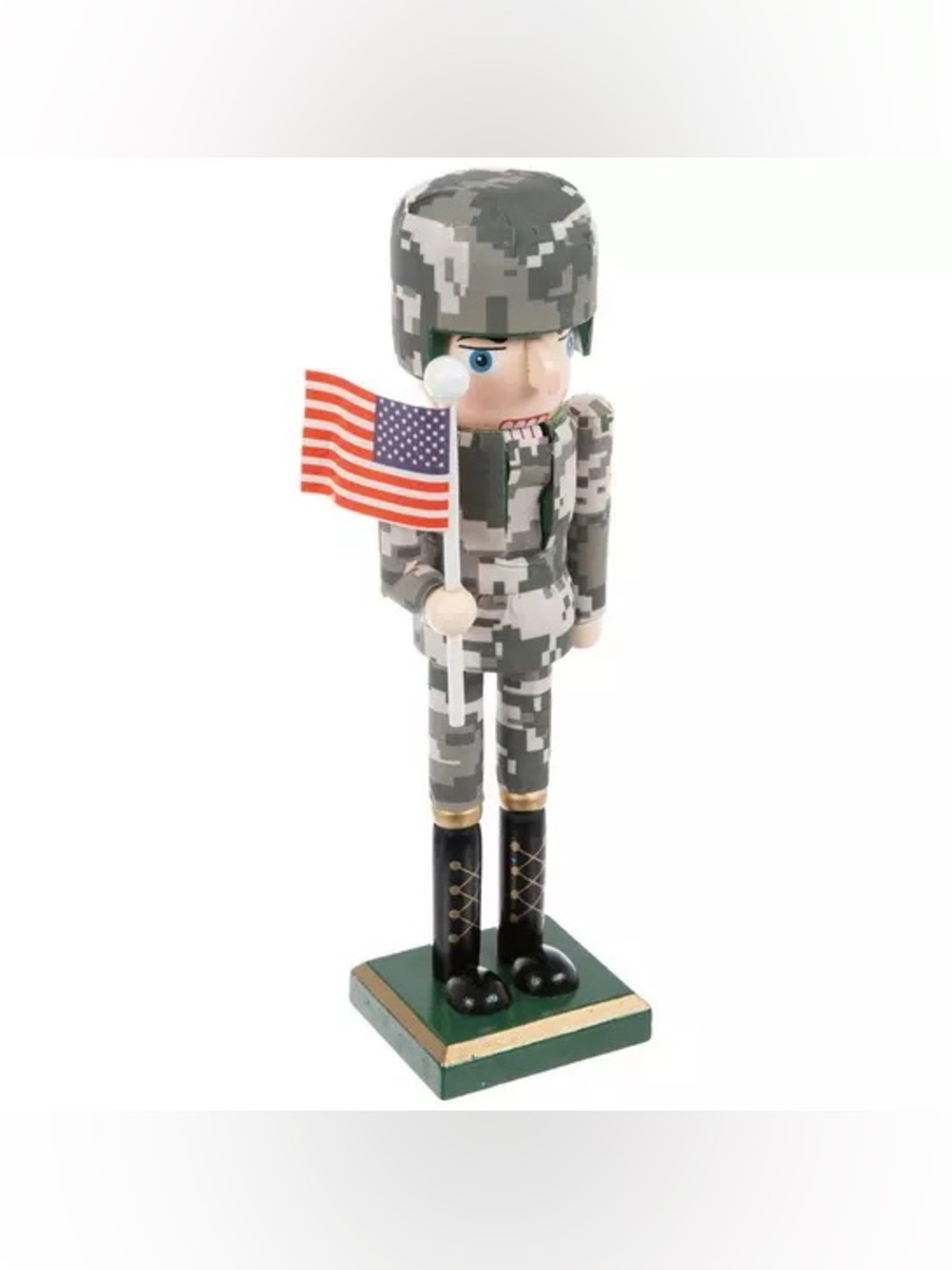 Army Soldier Wood Nutcracker